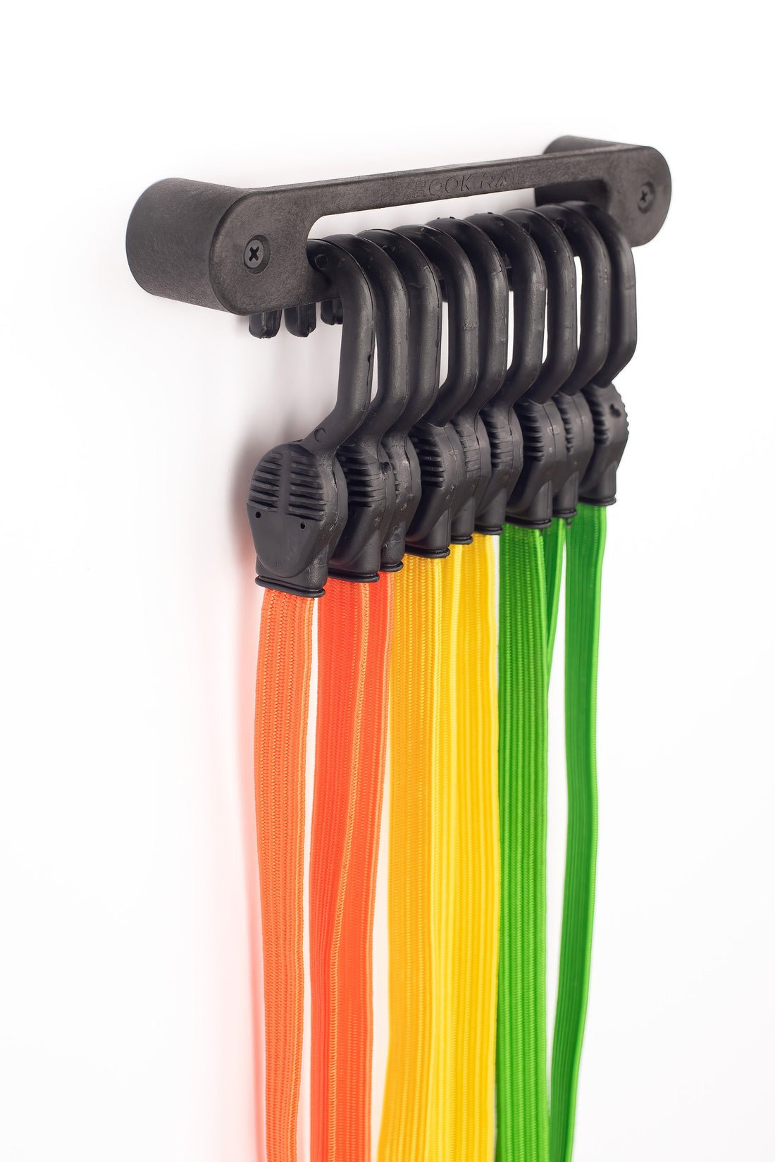 New Year, New Garage Organization: Using the Hook Rail to Organize Your Ratchet Straps and Bungee Cords