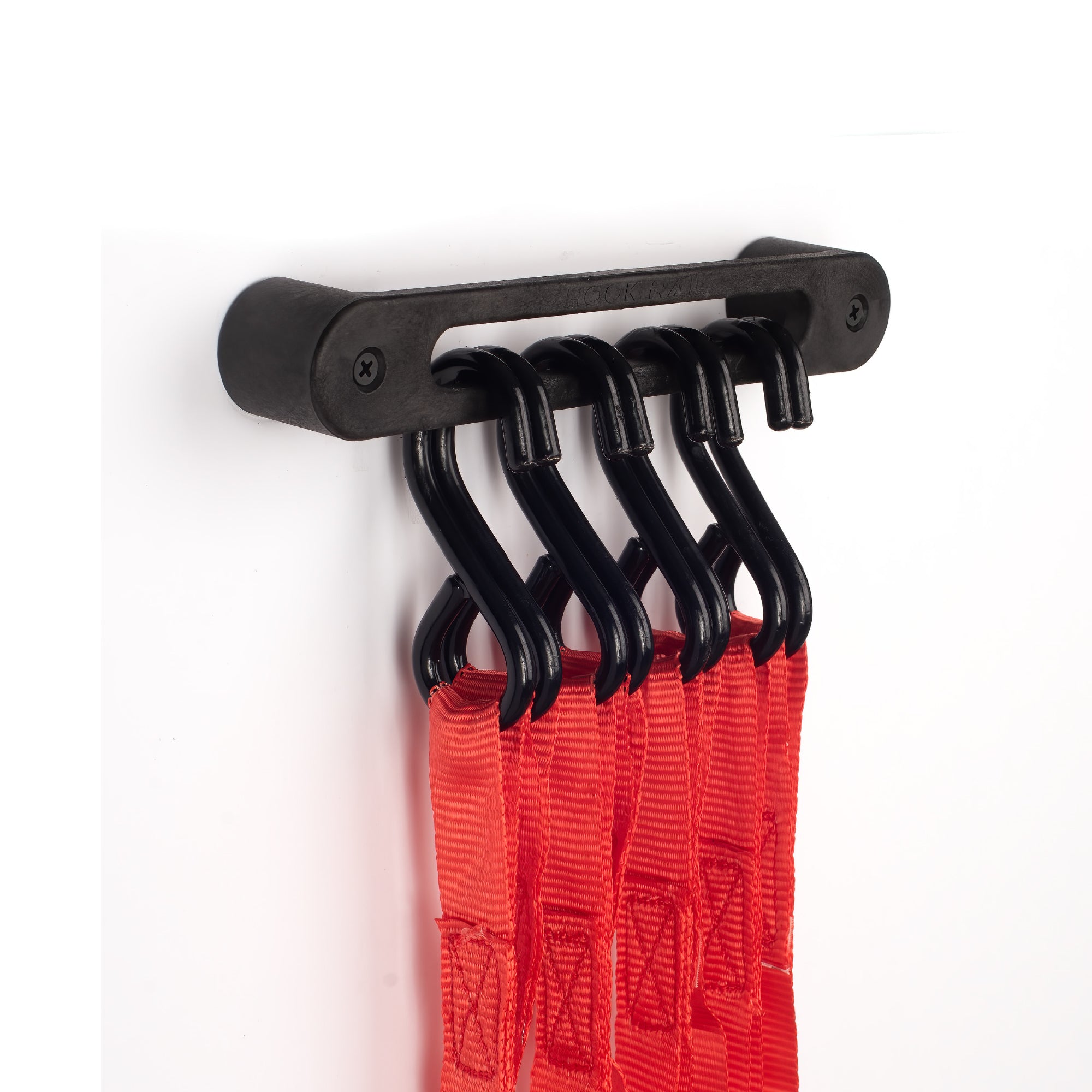 Hook Rail® – Cargo Strap & Bungee Cord Organizer